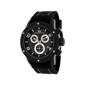 Oceanaut Mens Black Strap Watch-oc3124r