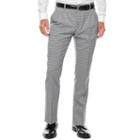 Wd. Ny Gray Plaid Flat-front Suit Pants - Slim Fit