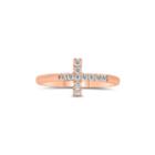 Womens 1/5 Ct. T.w. Genuine Round White Diamond 14k Gold Promise Ring