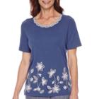 Alfred Dunner St. Augustine Short-sleeve Appliqu Top
