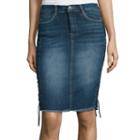 I Jeans By Buffalo Lace-up Denim Skirt