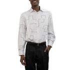 Steve Harvey Long Sleeve Pattern Button-front Shirt