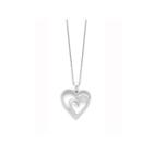 !limited Time Special, While Supplies Last! 1/10 Ct. T.w. Sterling Silver Heart Pendant Necklace (excluded From Coupons And Rewards)