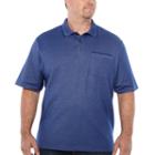 Van Heusen Flex Solid Tipped Polo Short Sleeve Knit Polo Shirt Big And Tall