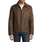 Dockers Open Bottom Faux Leather Jacket