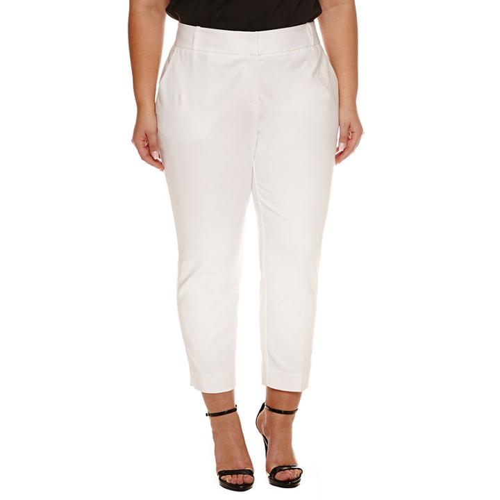 Worthington Curvy Slim Fit Ankle Pants 26 - Plus