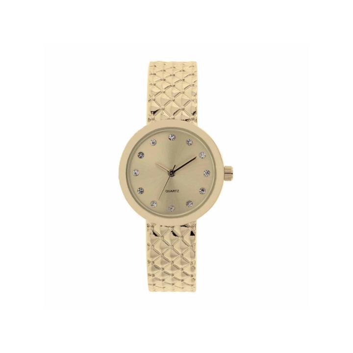 Mixit Womens Gold Tone Bangle Watch-jcp2974gt