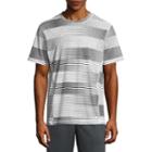 Xersion Horizontal Power Short Sleeve Crew Neck T-shirt
