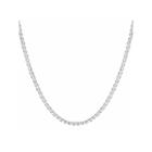 Made In Italy 14k White Gold 1.4mm Venetian 18 Box Chain Necklace