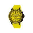 Oceanaut Baltica Mens Yellow Rubber Strap Watch