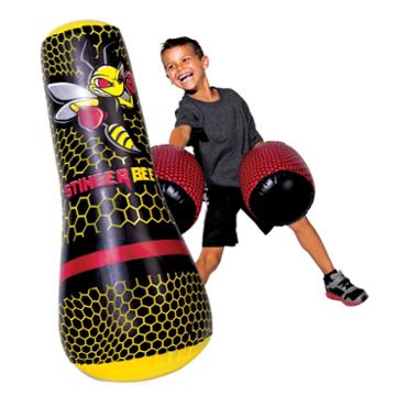 Franklin Sports Stinger Bee Punching Bag & Gloves