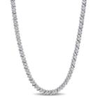Womens 1 Ct. T.w. Genuine White Diamond Tennis Necklaces