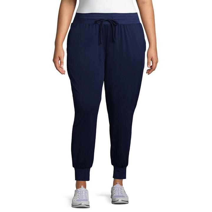 St. John's Bay Active Texture Mix Jogger Pant - Plus