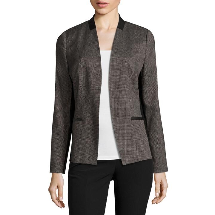 Worthington Pleather-trim Suit Blazer - Tall