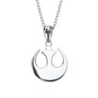 Womens Star Wars Sterling Silver Pendant Necklace