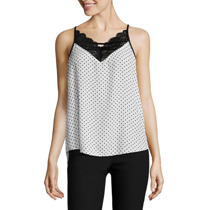By & By Crepe Tank Top-juniors