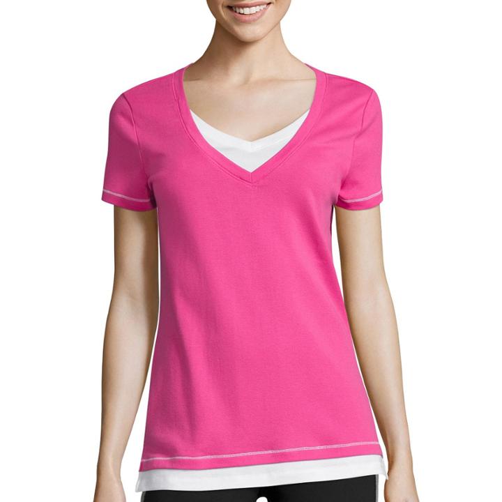 Made For Life&trade; High-low V-tee