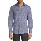 Axist Long Sleeve Circles Button-front Shirt