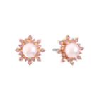 Monet Jewelry Pink 17mm Stud Earrings