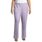 Alfred Dunner Roman Holiday Classic Pant- Plus