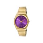 Tko Orlogi Womens Purple Dial Ez Flex Expansion Bracelet Watch