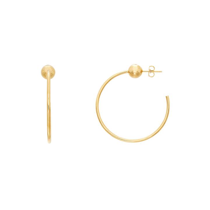 Infinite Gold 14k Gold 40mm Hoop Earrings