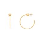 Infinite Gold 14k Gold 40mm Hoop Earrings