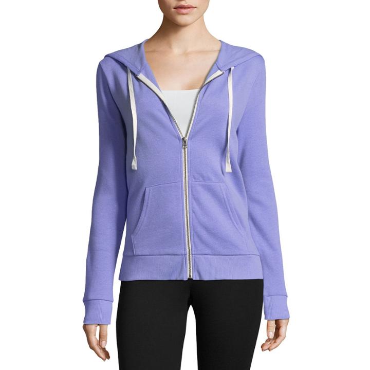 Flirtitude Long Sleeve Zip Up Hoodie Juniors