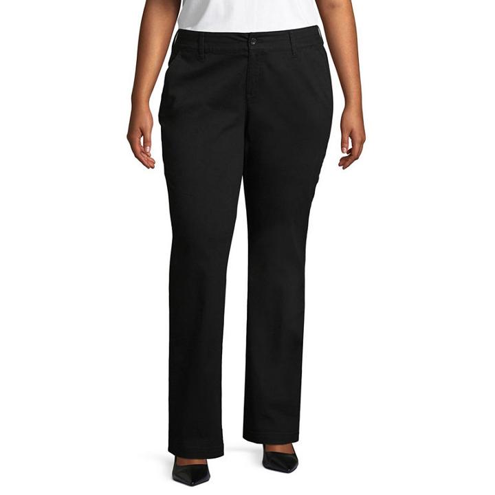 Arizona Slim Fit Straight Pants-juniors Plus