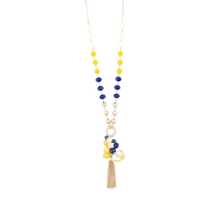 Mixit Womens Gold Strand Necklace