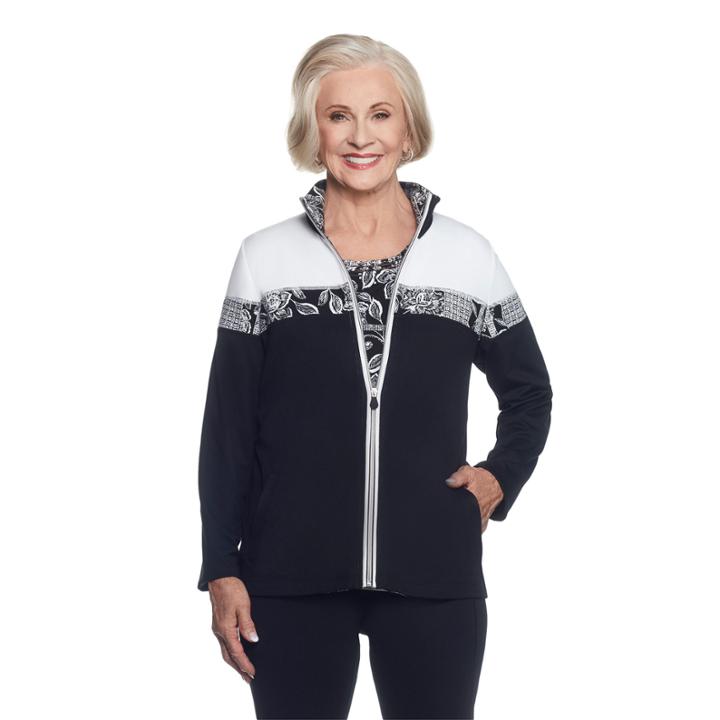 Alfred Dunner Easy Going Track Jacket