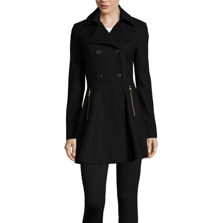 Liz Claiborne Ladylike Wool-blend Coat