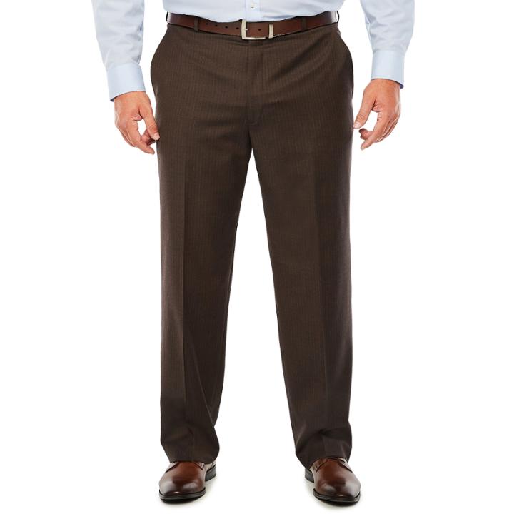 Stafford Woven Suit Pants-big And Tall Fit