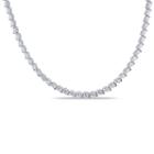 Womens 17 Inch 1/2 Ct. T.w. White Diamond Tennis Necklaces