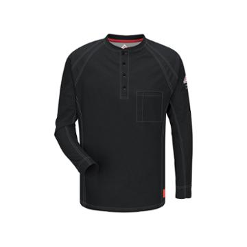 Bulwark Flame Resistant Long-sleeve Henley Tee