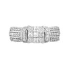 1 Ct. T.w. Princess Diamond Engagement Ring In 10k White Gold