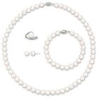 Cultured Freshwater Pearl 4-pc. Boxed Jewelry Set