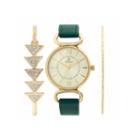 Decree Womens Gold Tone Watch Boxed Set-dcr271ls
