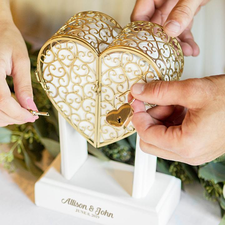 Cathy's Concepts Personalized Heart Vow Unity Keepsake