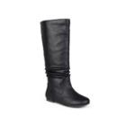Journee Collection Jayne Slouch Boots - Wide Calf