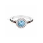 Limited Quantities! Grand Sample Sale By Le Vian 1/4 Ct. T.w. Blue Aquamarine 14k Gold Cocktail Ring