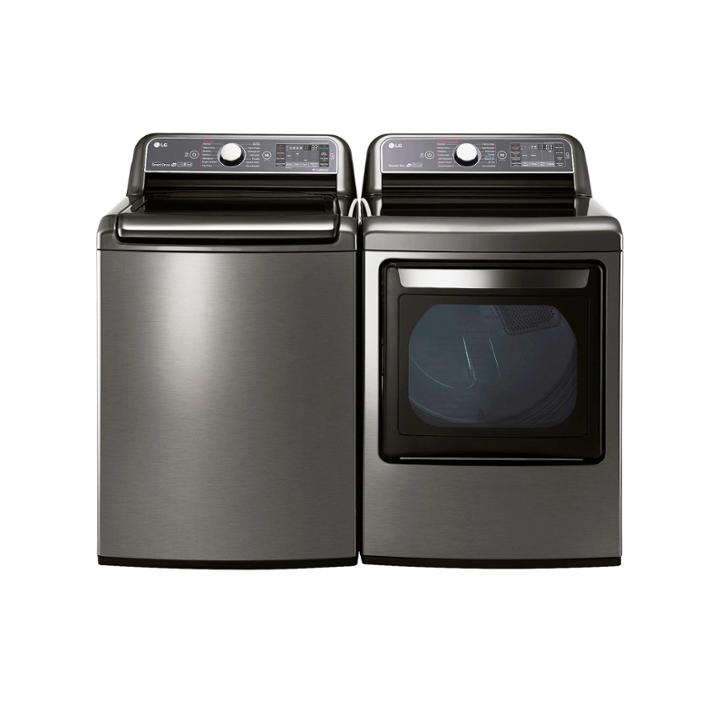 Lg Energy Star 7.3 Cu. Ft. Ultra-large Electric Turbosteam Dryer With Steamsanitary - Dlex7600ke