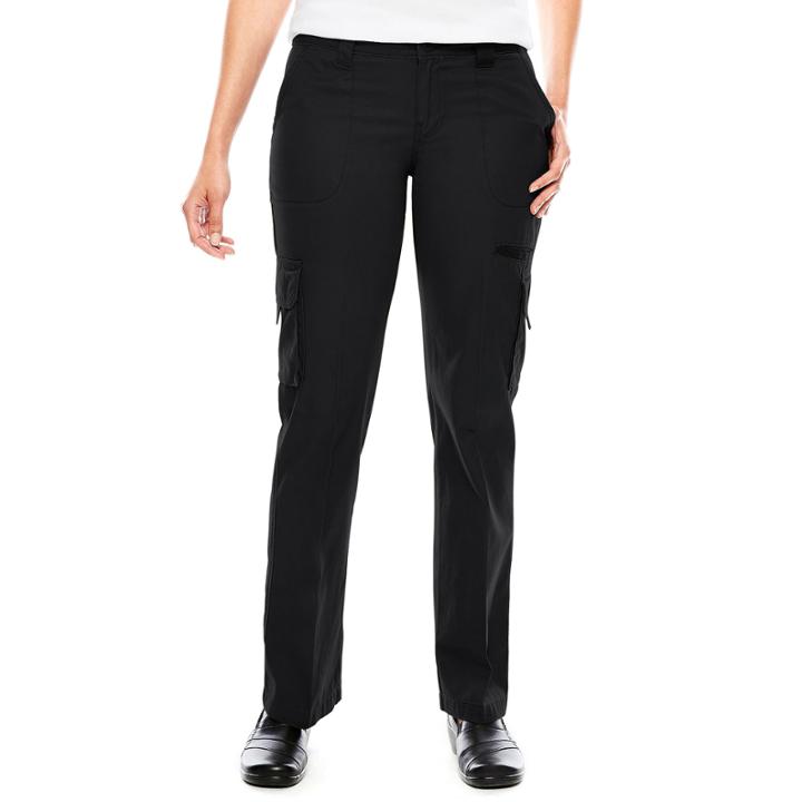 Dickies Womens Relaxed-fit Straight-leg Cargo Pants