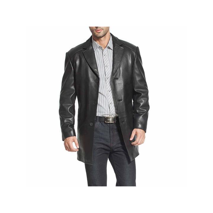 Carter Leather Car Coat Big And Tall
