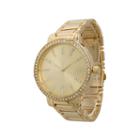 Olivia Pratt Womens Gold Tone Strap Watch-15267gold