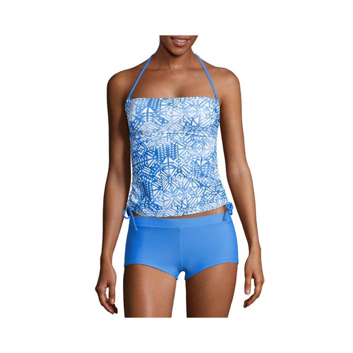 Arizona Mix & Match Side Tie Bandeaukini Swim Top - Juniors