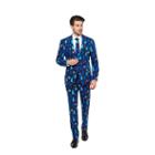 Holiday Blue Tree Opposuits 3-pc Suit- Slim Fit