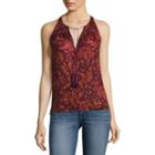 A.n.a Tassel-tie Cotton-gauze Tank Top