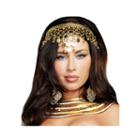Shimmering Gold Coin Crown Dress Up Costume Womens
