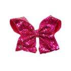 Jojo Siwa Large Signature Hair Bow Hot Pink W/sequins